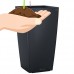 Lechuza Cubico Self-Watering Plastic Pot Planter   